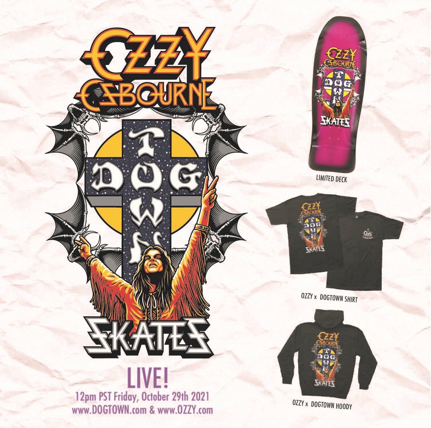 Ozzy Dogtown Skateboard Collab