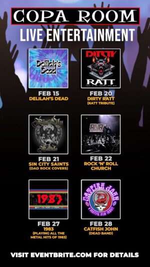 COPA ROOM Feb Schedule 2